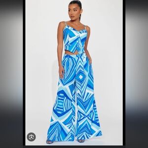 Fashion Nova Tell No Secrets Pant Set NWT!